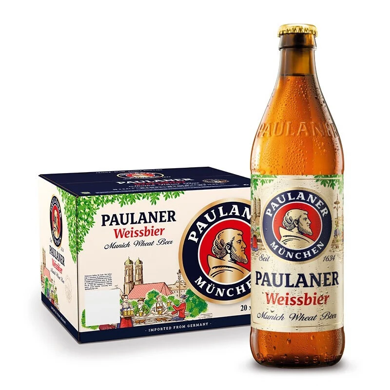 保拉纳【德国进口】酵母型小麦500ml*20瓶 好日期