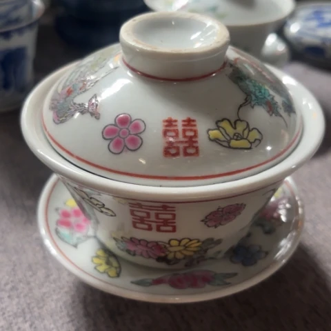 景德镇陶瓷瓷器盖碗