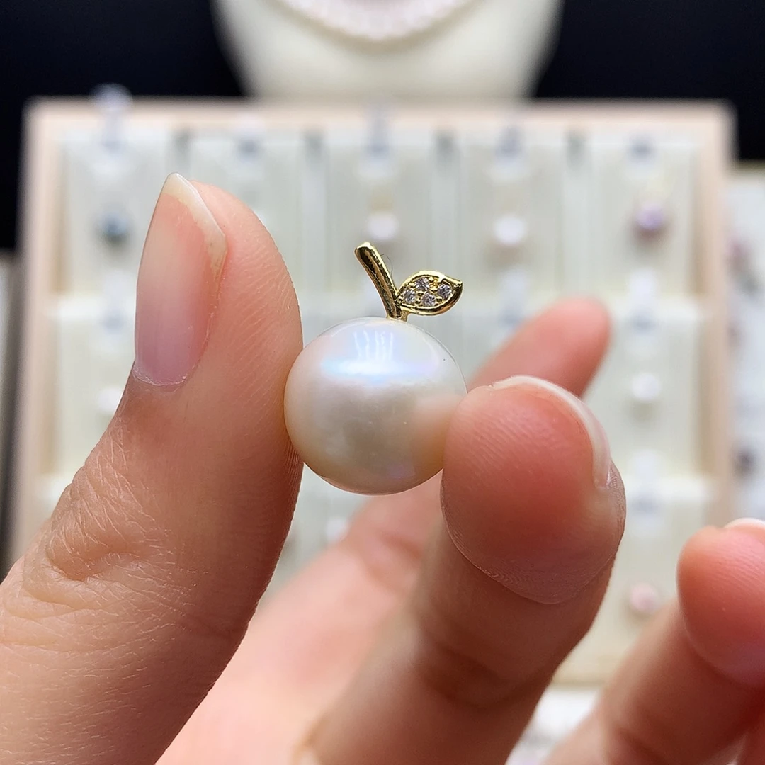 颈饰合金淡水珍珠