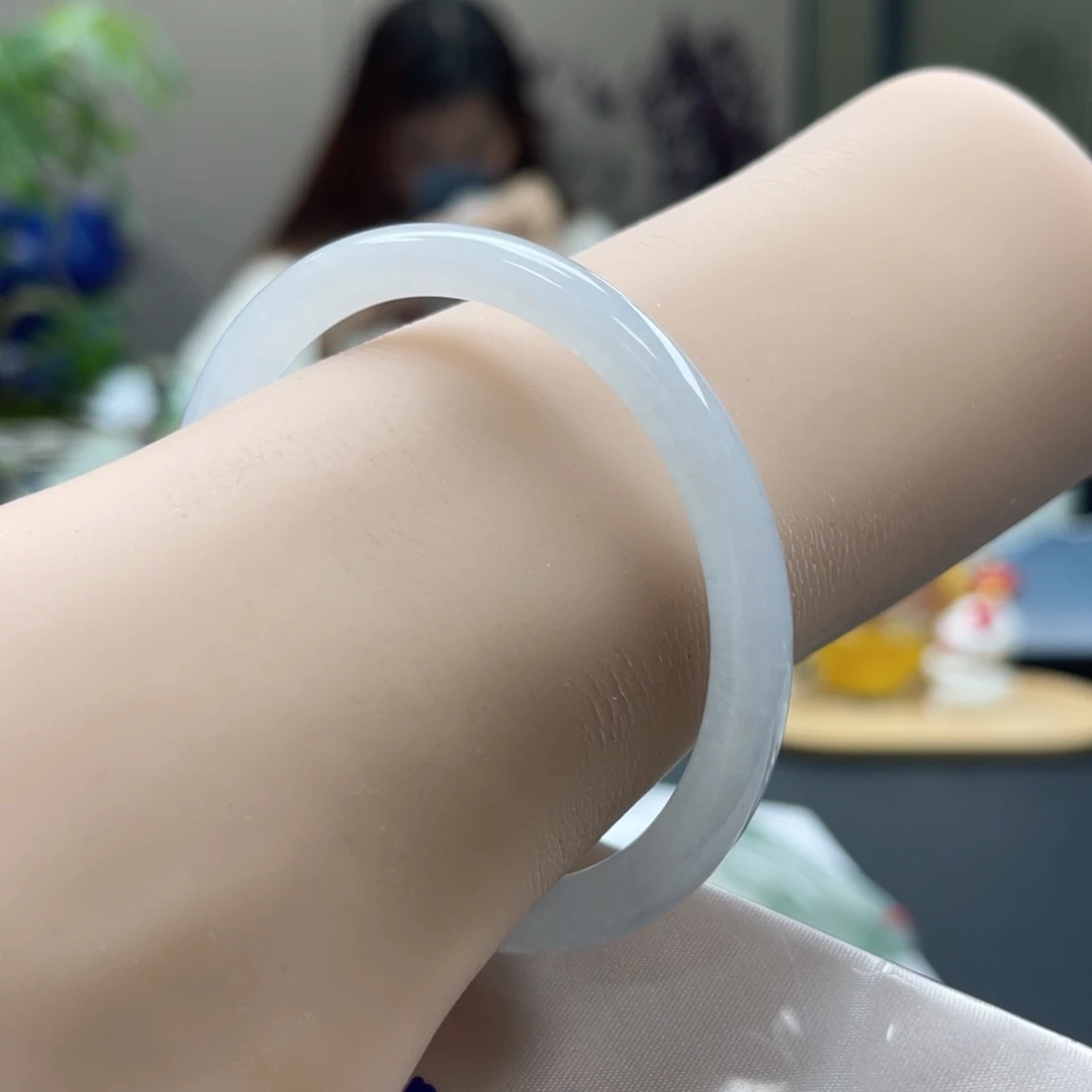 未镶嵌手镯翡翠54白冰