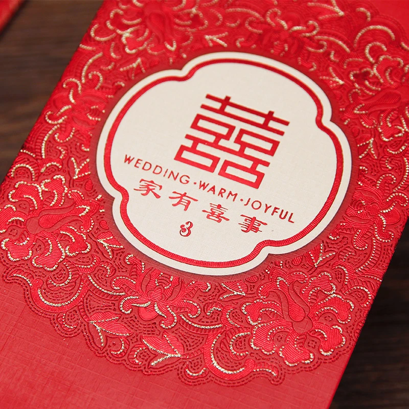 新款结婚万元红包加厚利是封婚礼接亲堵门塞门包新人红包喜事红包
