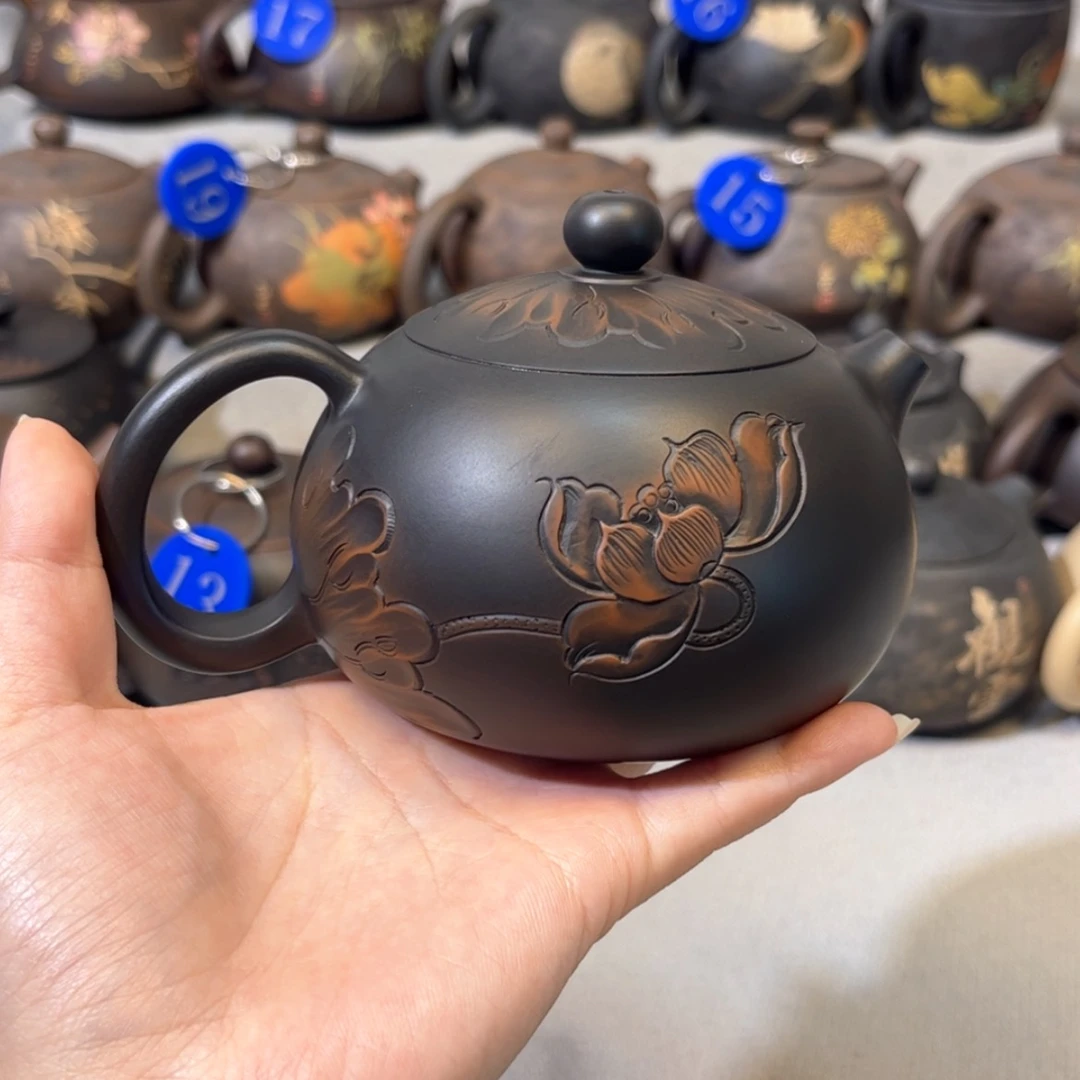 【闪购商品】红泥 浮雕莲蓬 容量 270c c