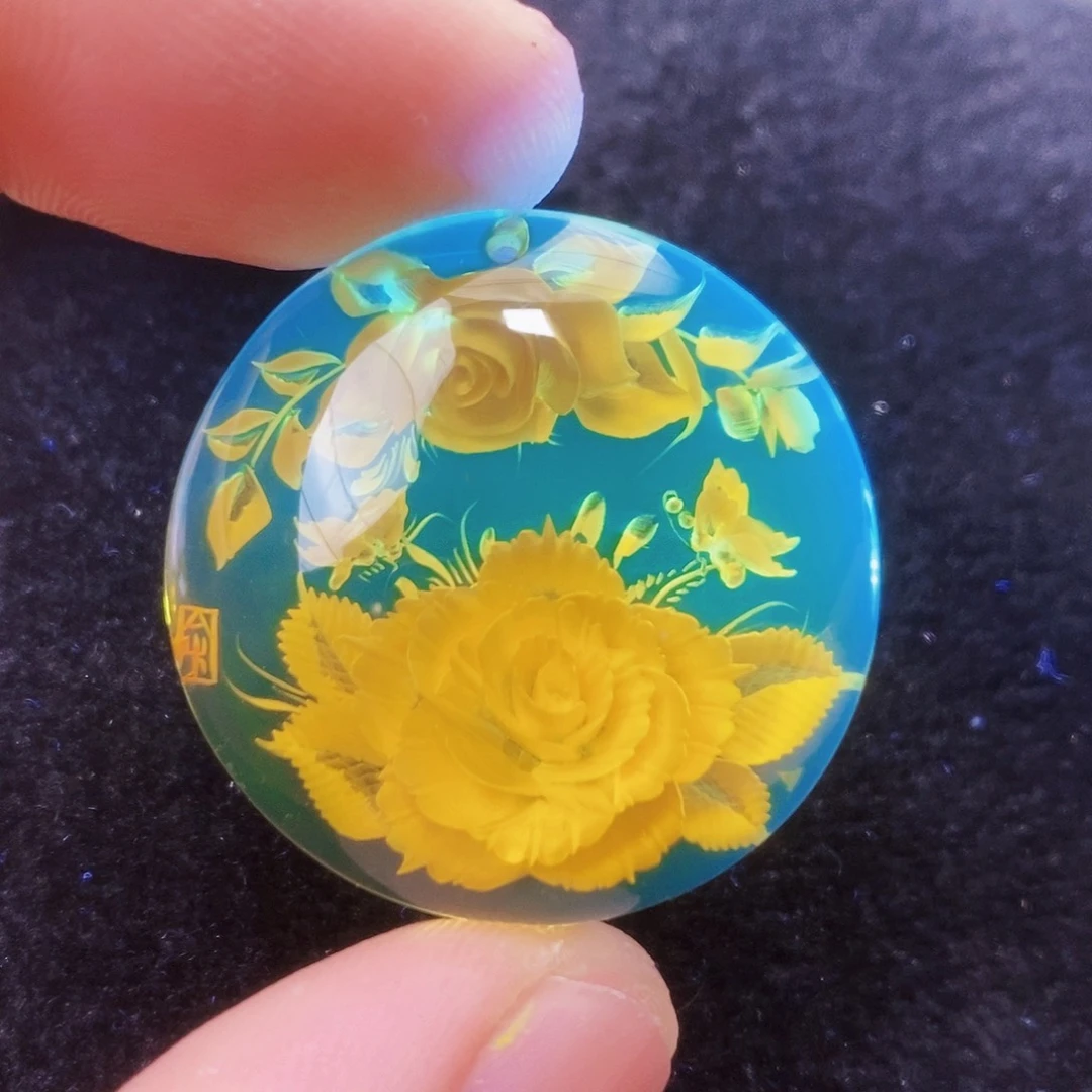 【闪购商品】蓝珀吊坠(不含链)未镶嵌