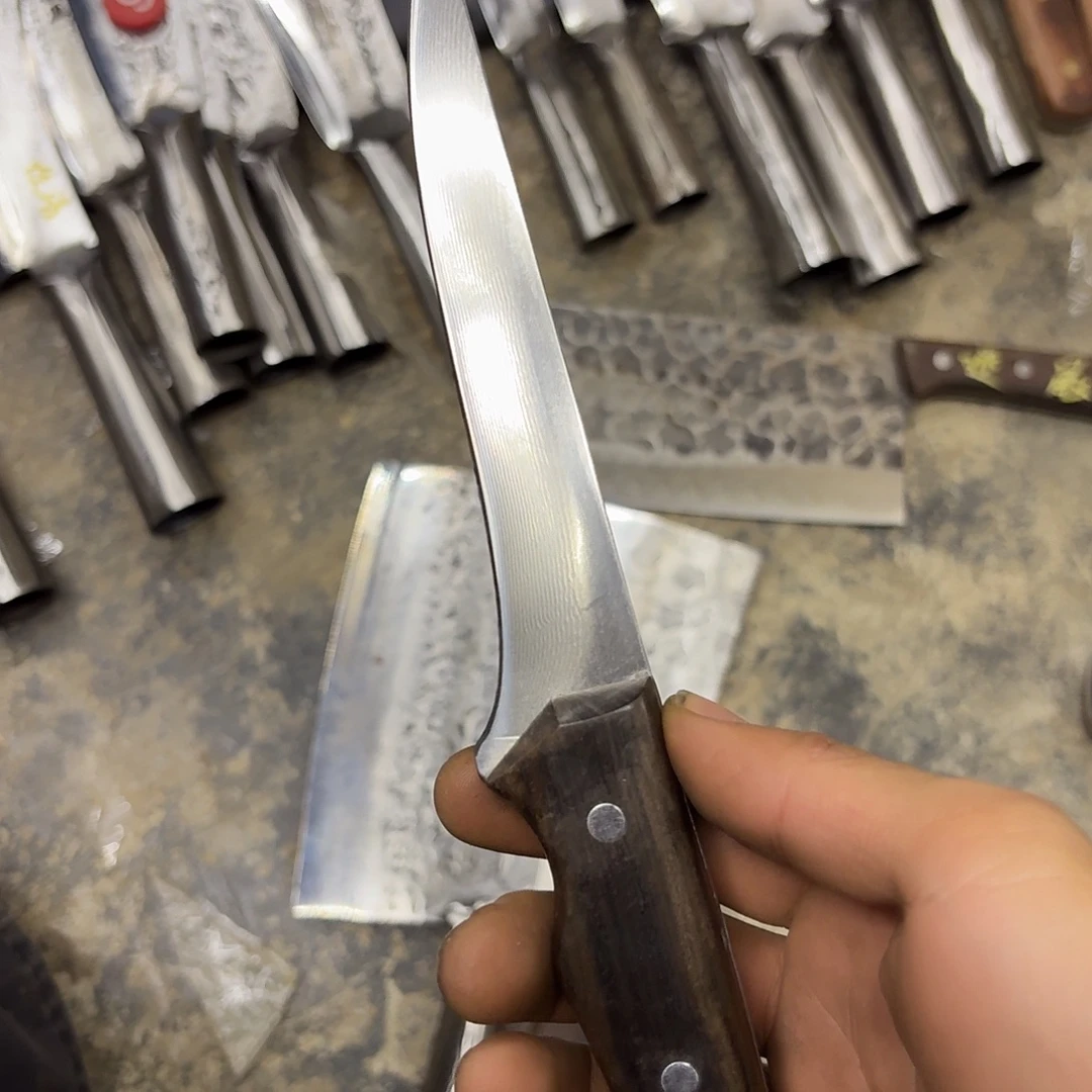 高碳锰钢云南阿老表手工锻打刀