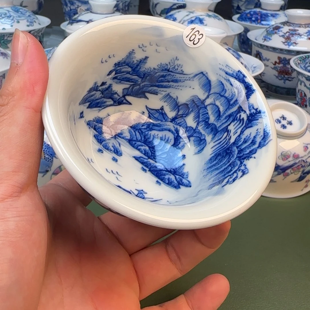 彦祖纯手工手绘茶具163
