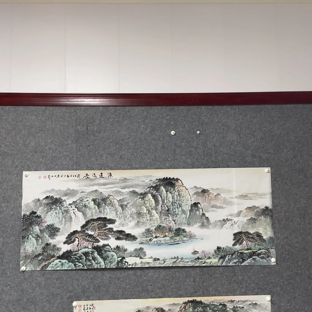 国画小六尺178.69画芯 捡漏
