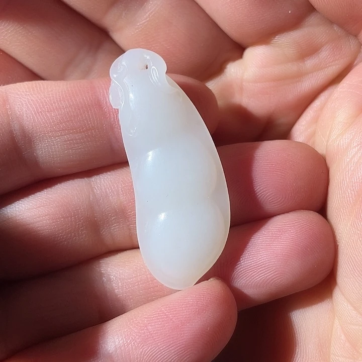 和田玉（白玉）未镶嵌吊坠(不含链)