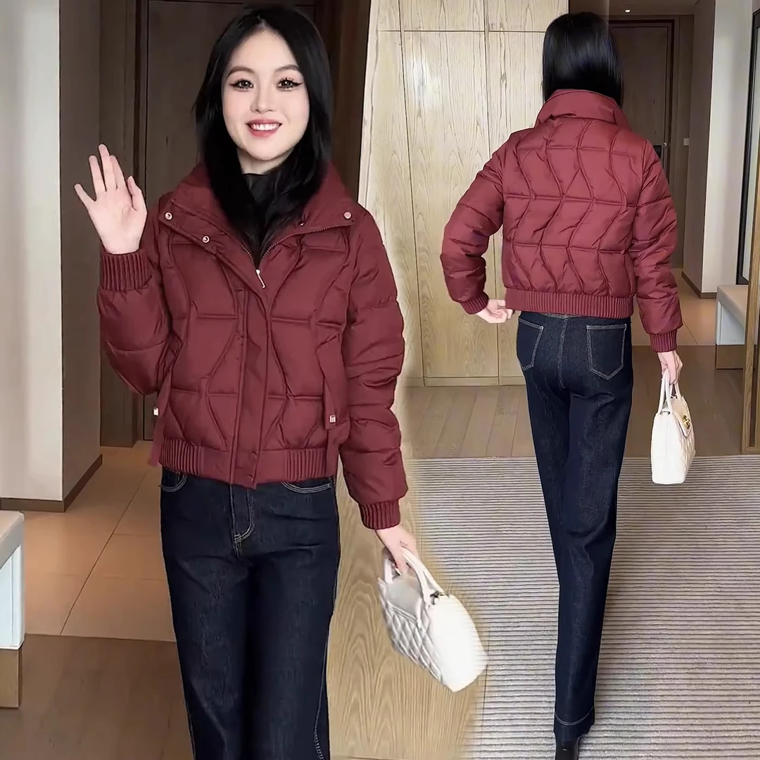 巨好看的冬装厚外套棉衣女2025新款棉服洋气独特别致舒适棉袄大衣