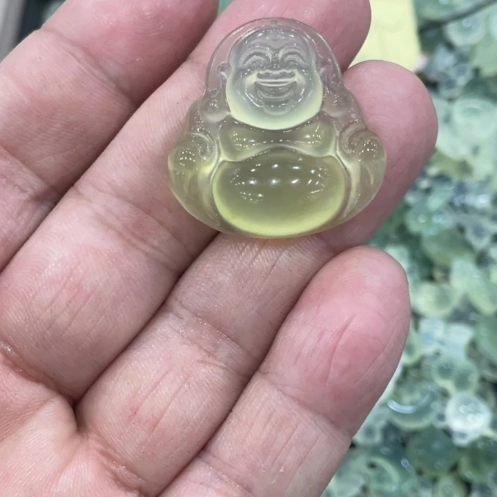 蛇纹石玉合金颈饰