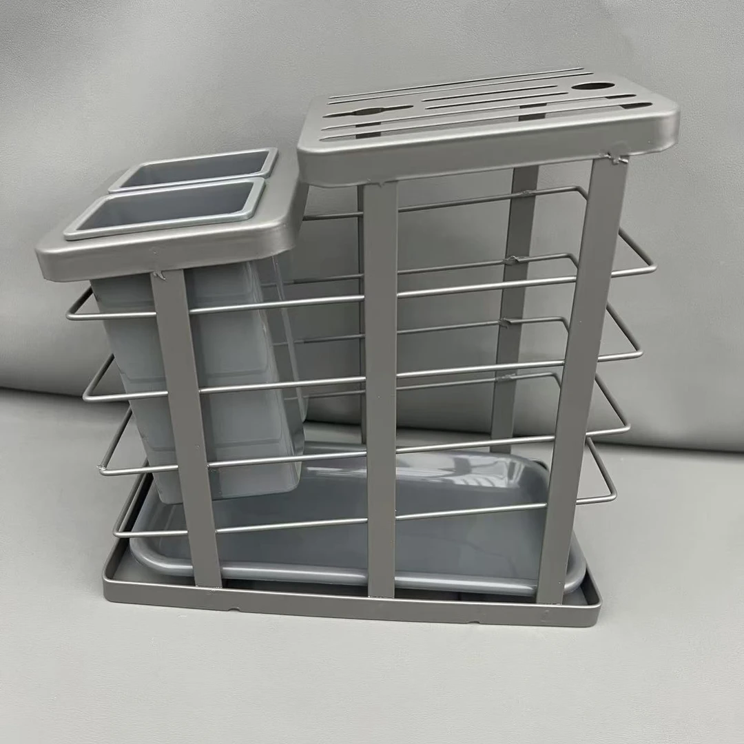 升级款碳钢一体筷架刀架家用厨房必备轻奢现代高级感【汤家限定】