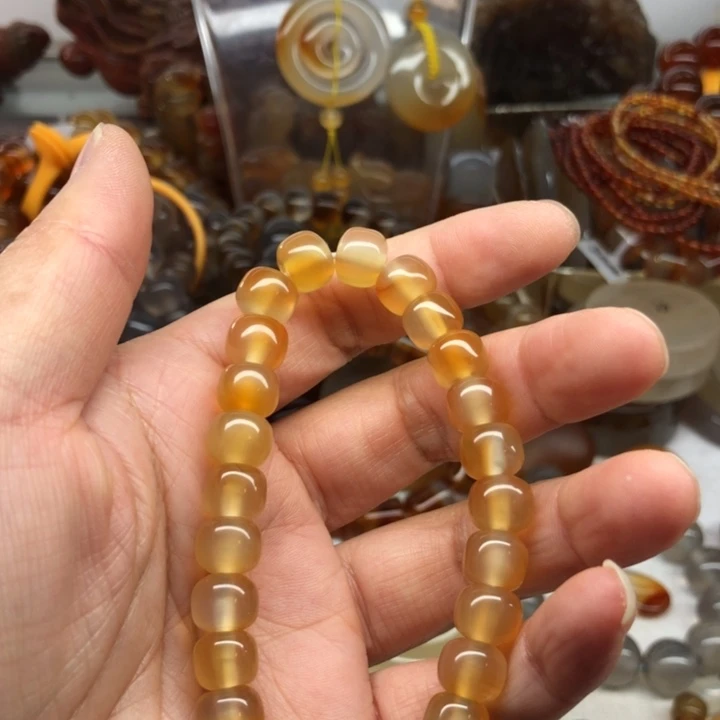 玛瑙/玉髓未镶嵌手链