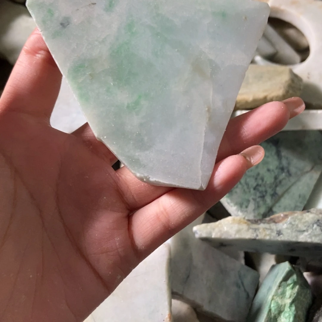 翡翠未镶嵌挂件天然翡翠