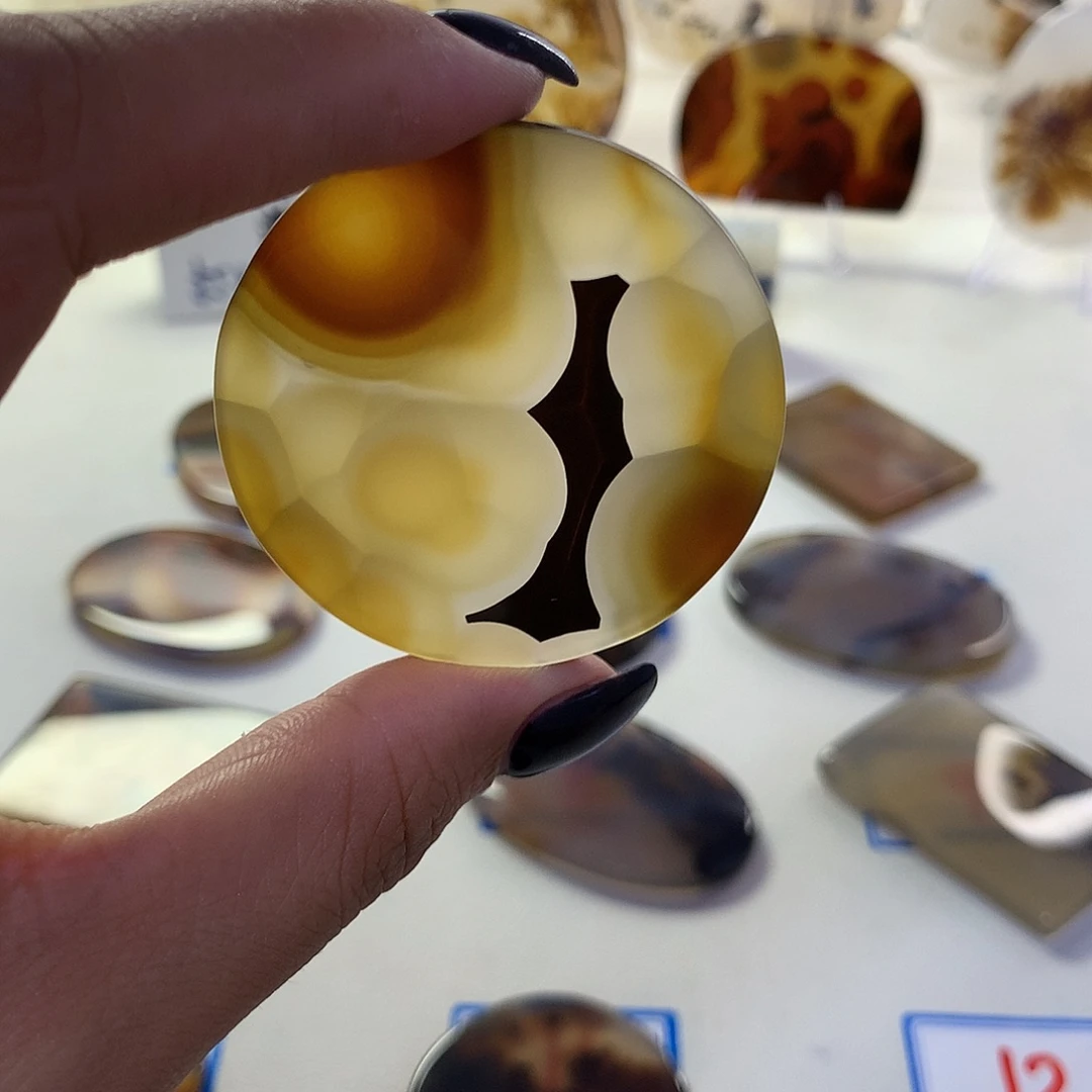 玛瑙/玉髓吊坠(不含链)未镶嵌