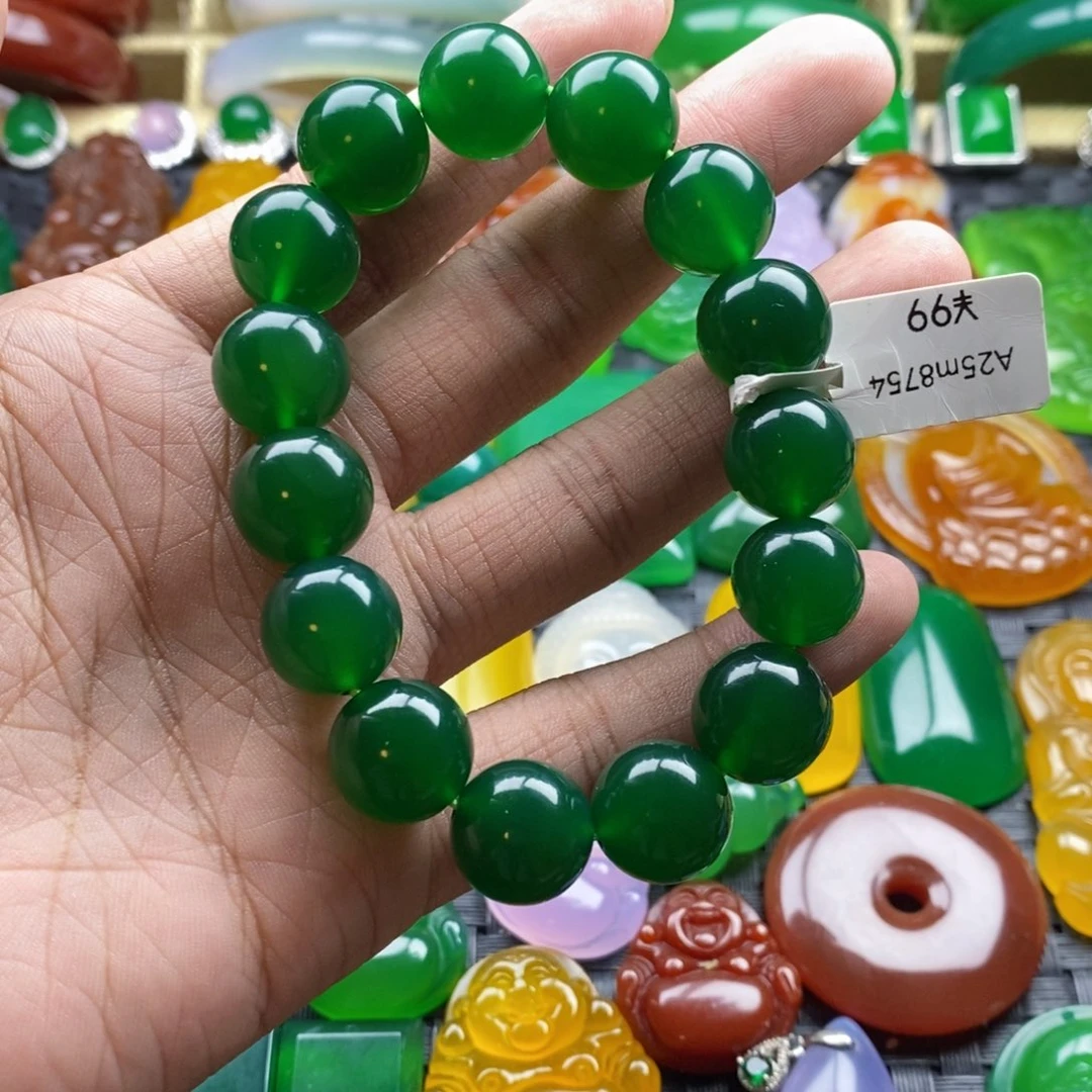 玛瑙/玉髓手串未镶嵌天*