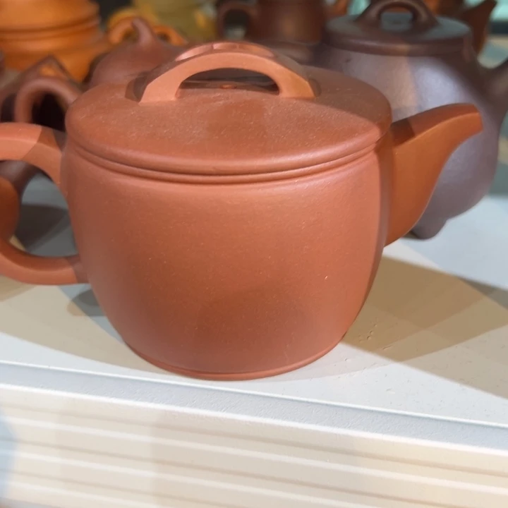 茶壶紫砂紫泥汉瓦350cc