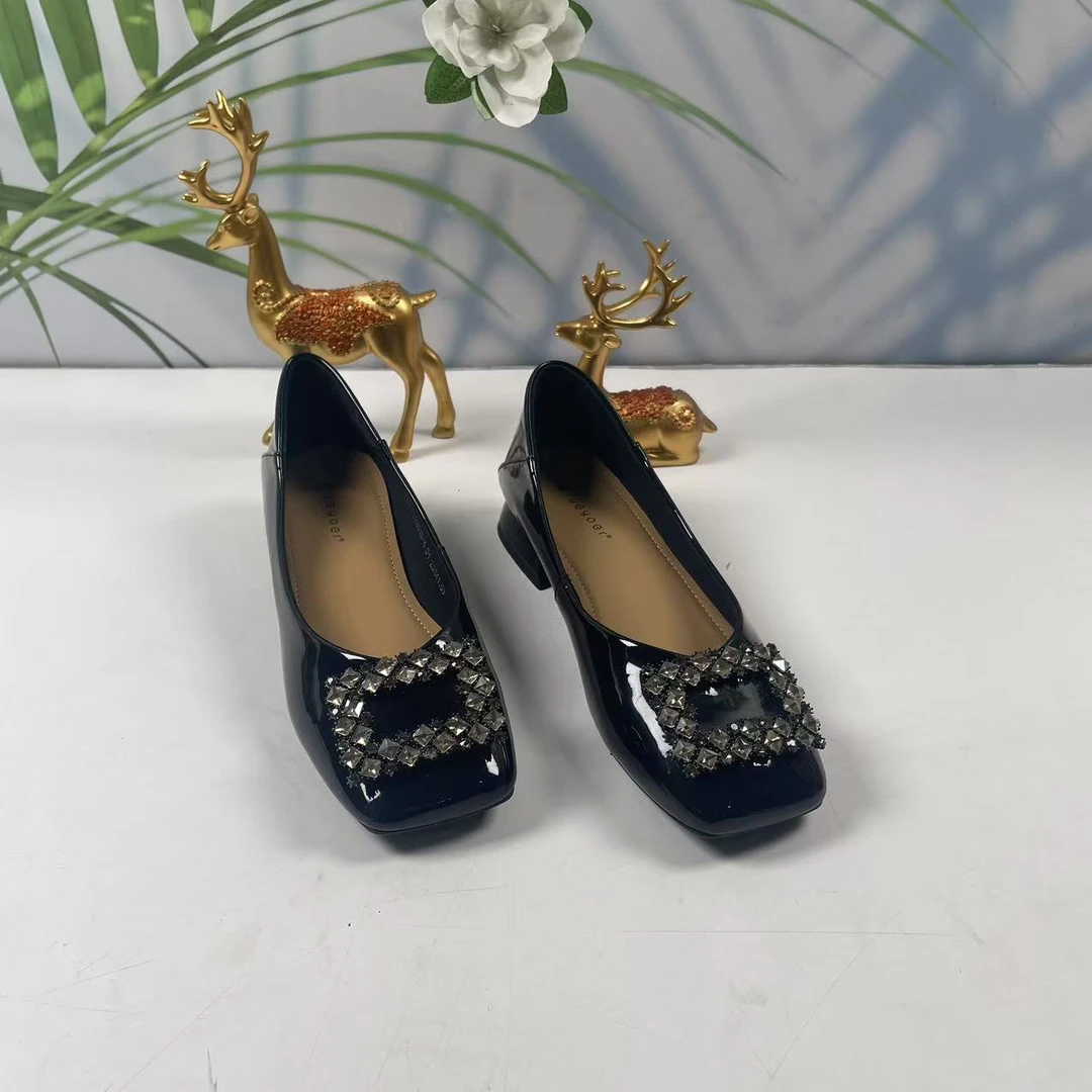 小强家女鞋 芽儿家新款百搭女单鞋（Y144-47-3）（W33CYG22418-414）