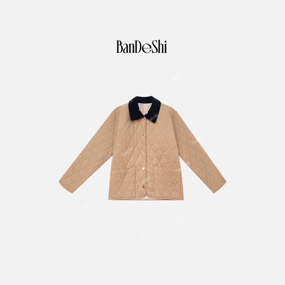 【C4051】#班德施-早秋冬新款巴恩风百搭保暖三防外套女装-SS