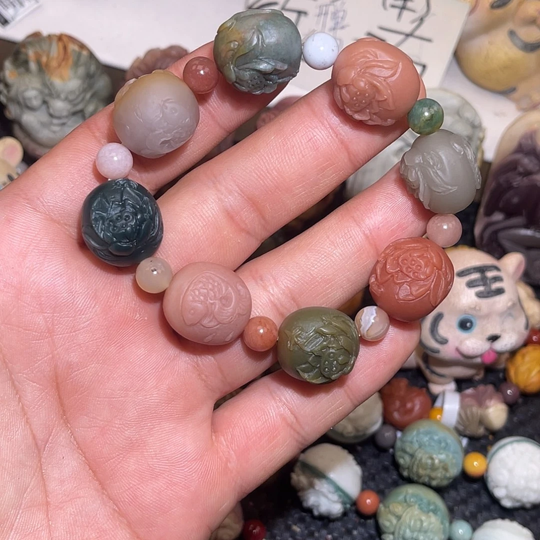 未镶嵌手串石英质玉