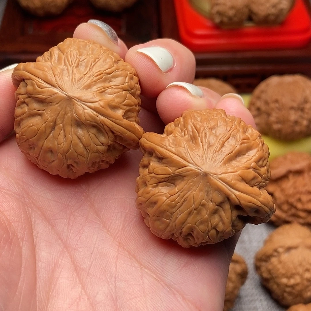 文玩核桃把件铁锤39全品