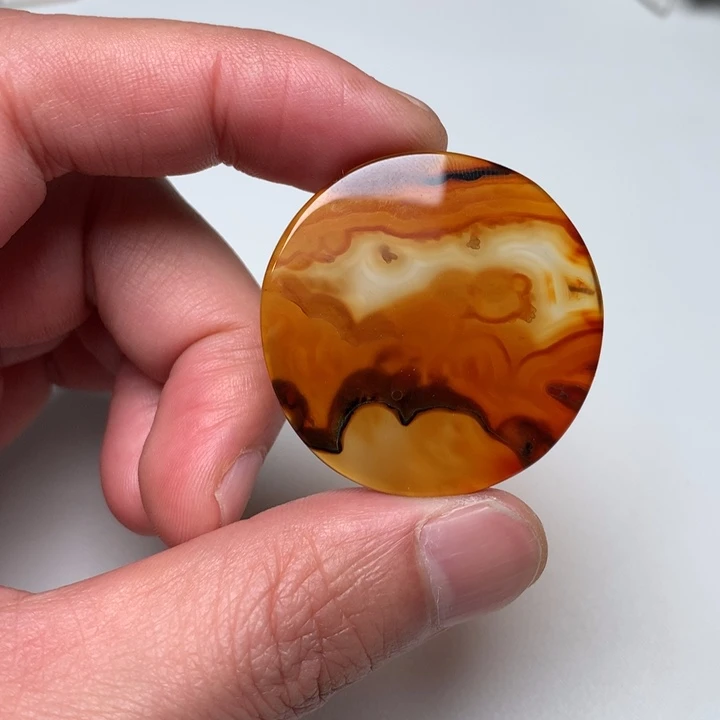 玛瑙/玉髓吊坠(不含链)未镶嵌石*弟