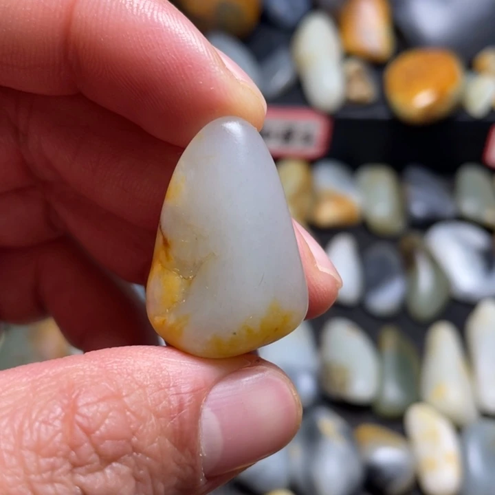 和田玉未镶嵌挂件70