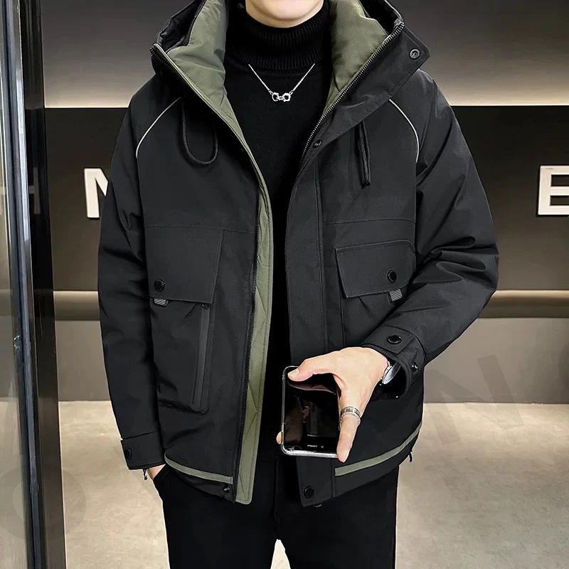 JH【冰川铠甲】新款潮版连帽时尚工装极寒户外百搭休闲外套2037