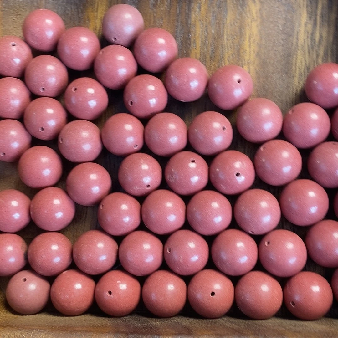 珠串1.5桃之夭夭瑕疵珠100g