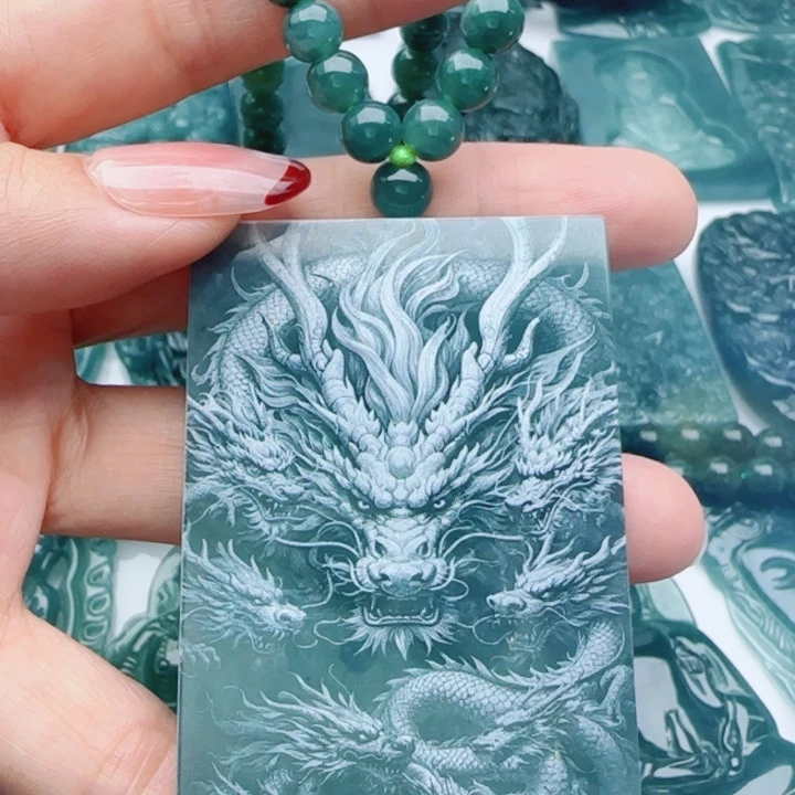 翡翠未镶嵌颈饰多样性发货天然A货翡翠