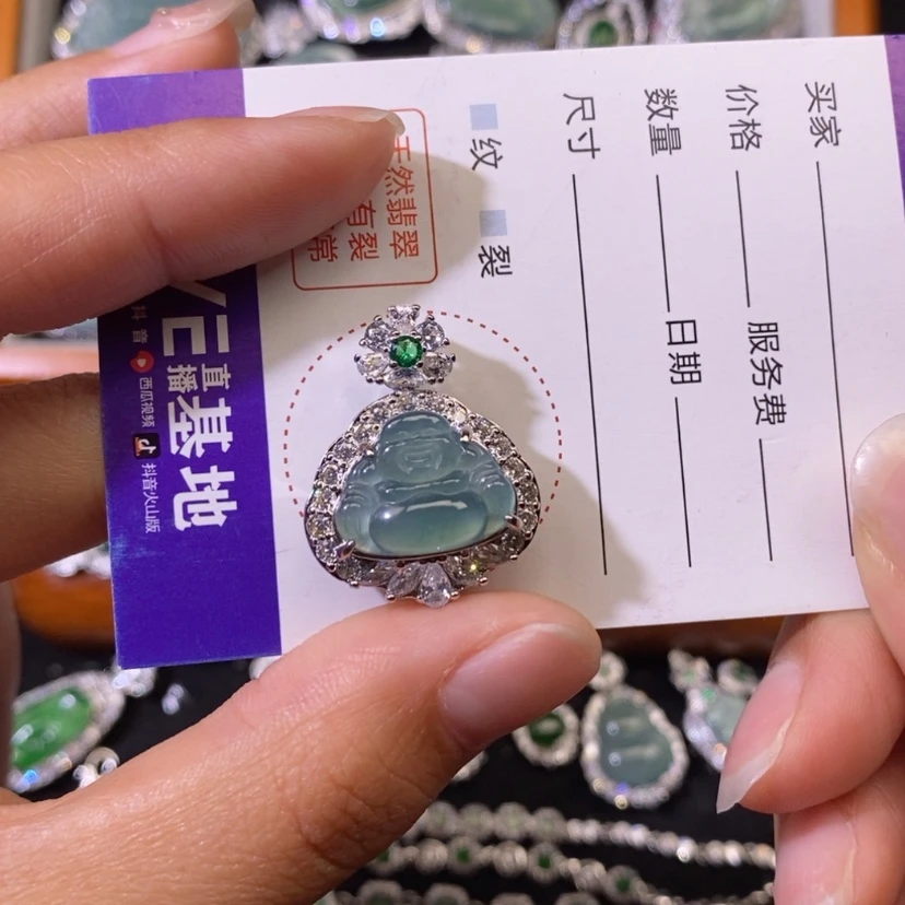【闪购商品】翡翠颈饰未镶嵌十****子天然