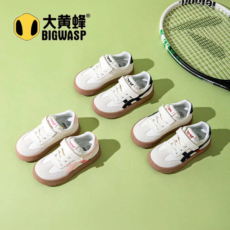 大黄蜂童鞋2025年春秋季儿童板鞋户外潮流时尚百搭防滑男女童板鞋