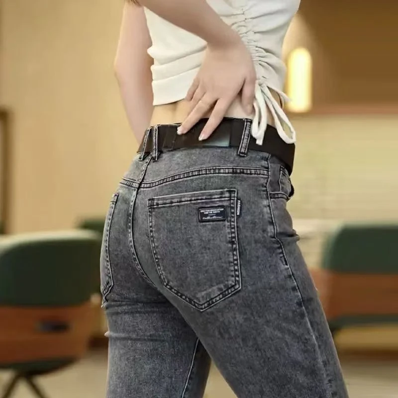 高端水洗牛仔裤子男款时尚弹力直筒裤潮流百搭休闲裤裤子推荐男生