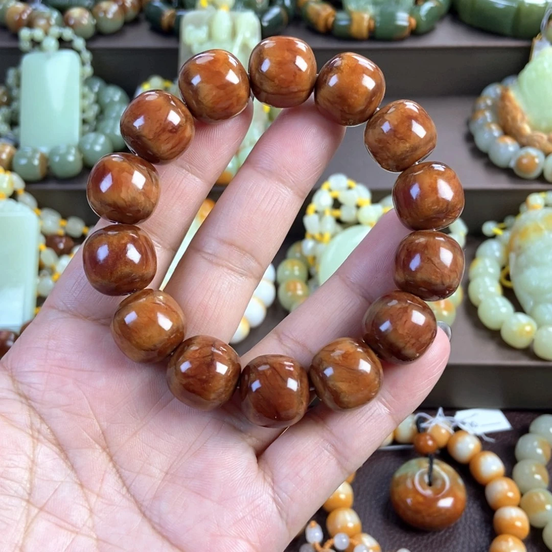 透闪石质玉未镶嵌手串