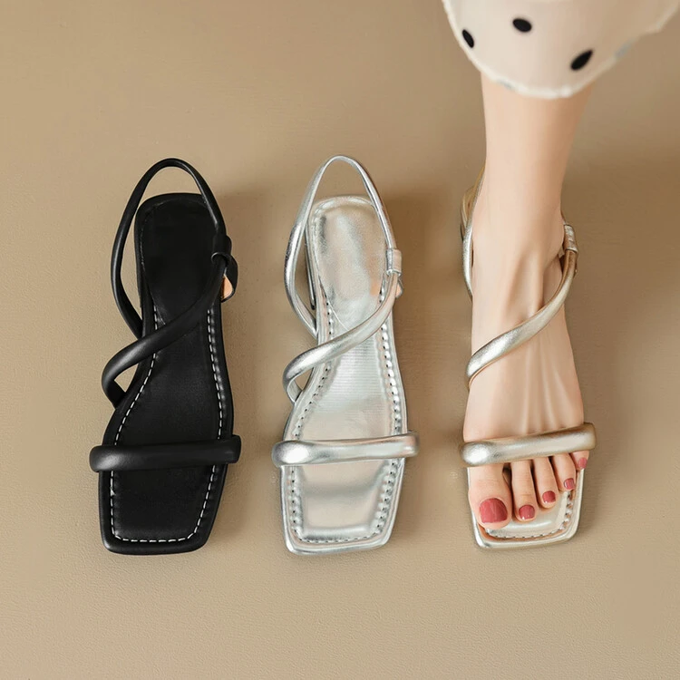 DQ时尚凉鞋-DQ31053银色