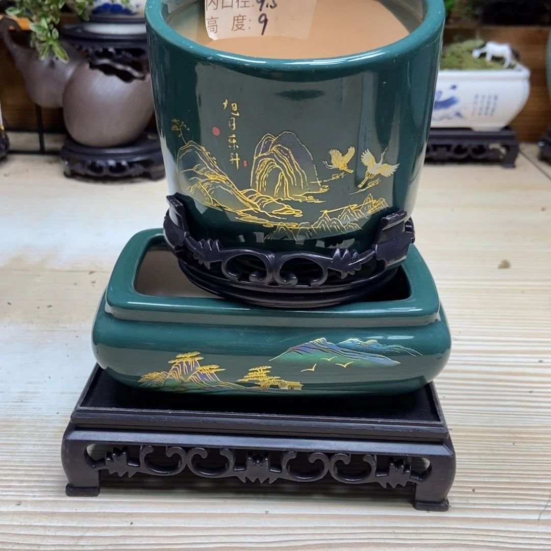 瓷片陶瓷花盆陶瓷艺术