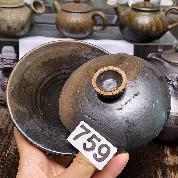 杯泥舍柴烧精品茶器