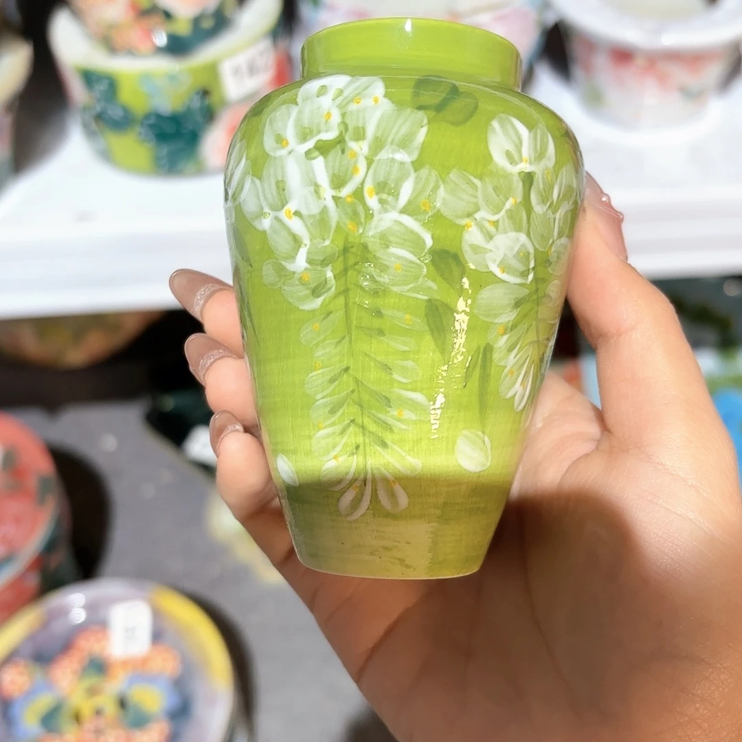 芹***️景德镇手绘高温釉下彩陶瓷茶具