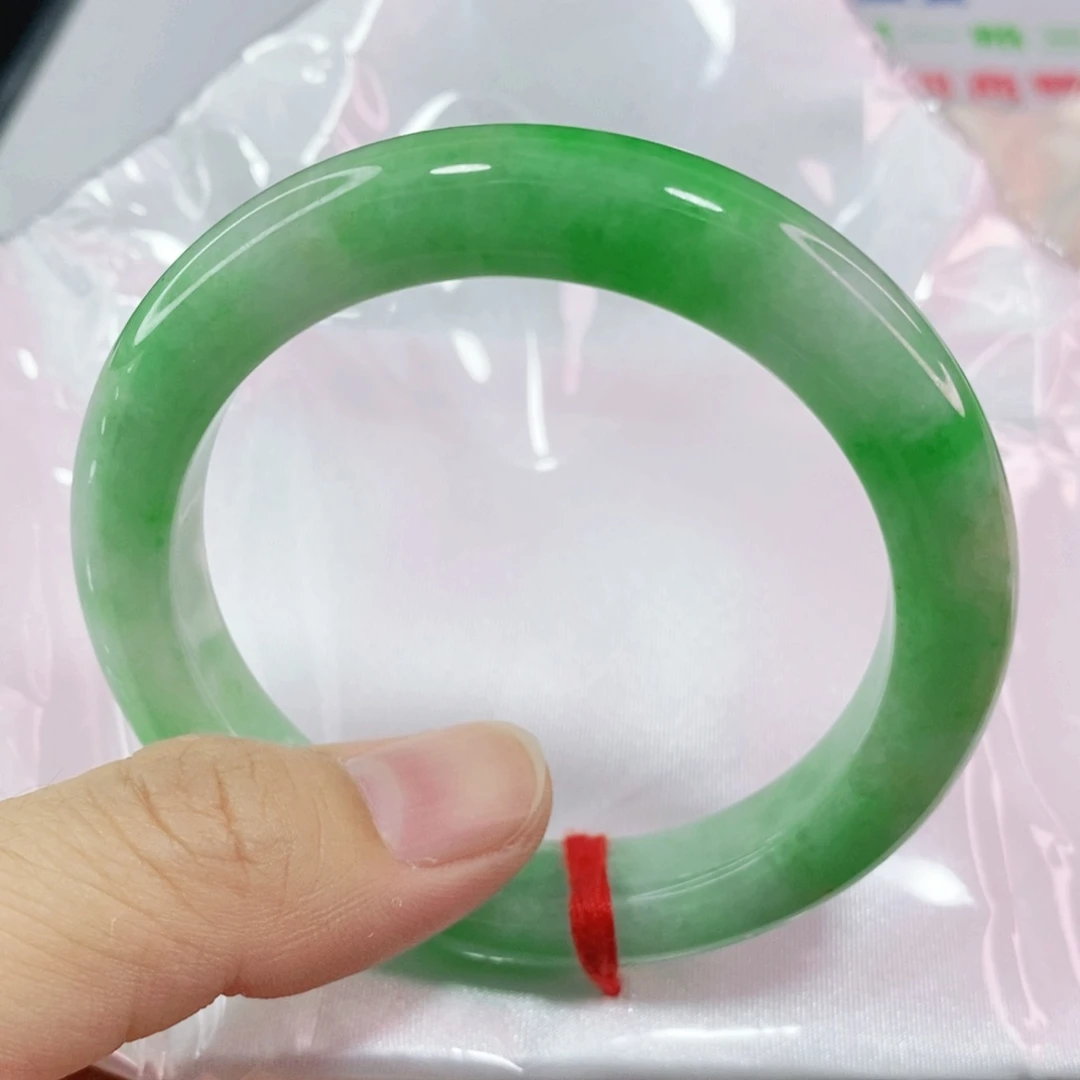 未镶嵌手镯翡翠54.8圈口正阳