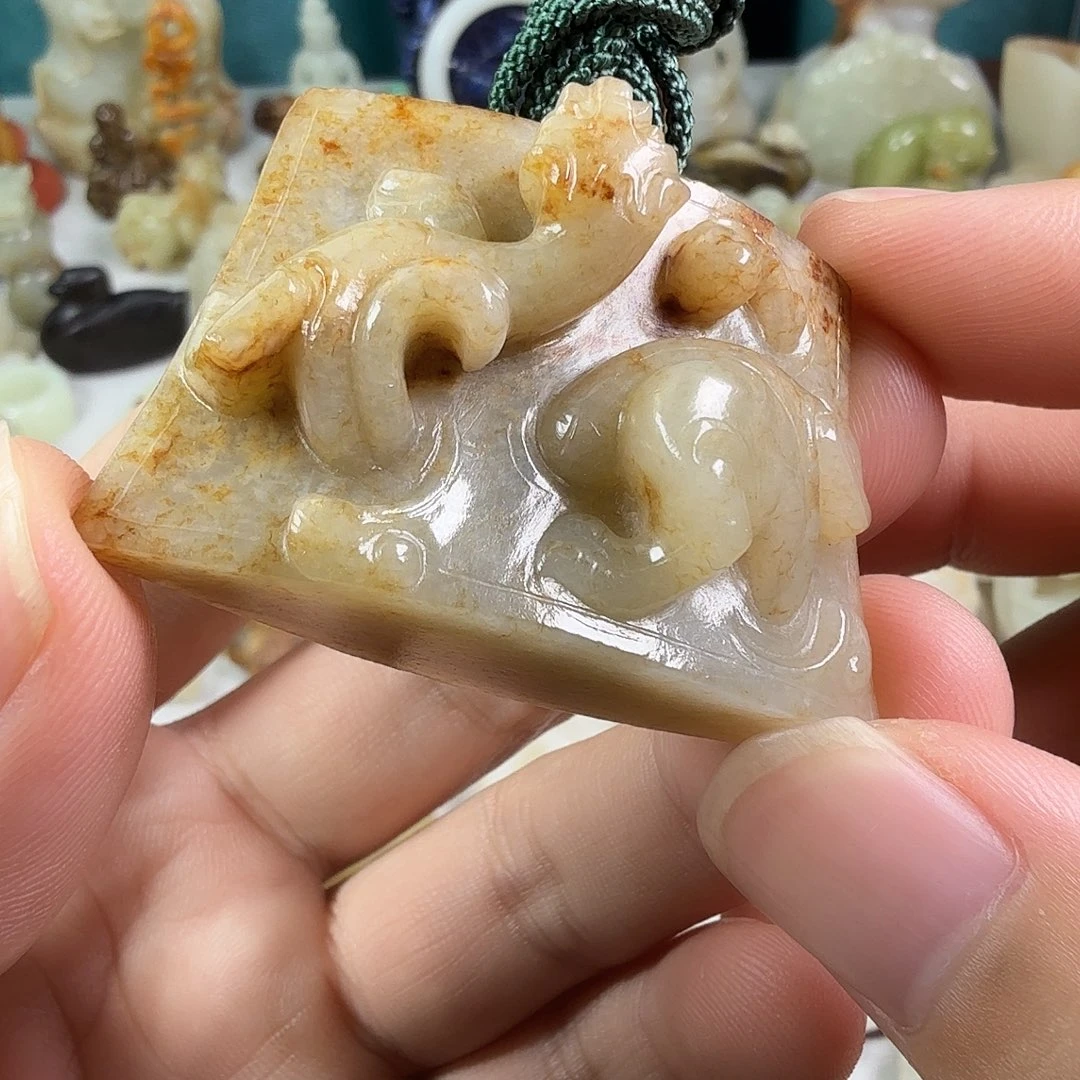 智***族和田玉未镶嵌手链