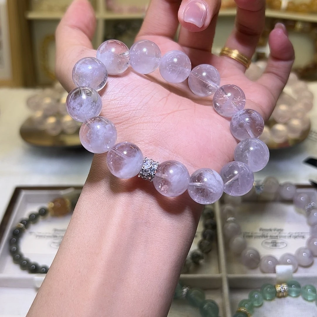 水晶手链未镶嵌?***水48小时鉴赏