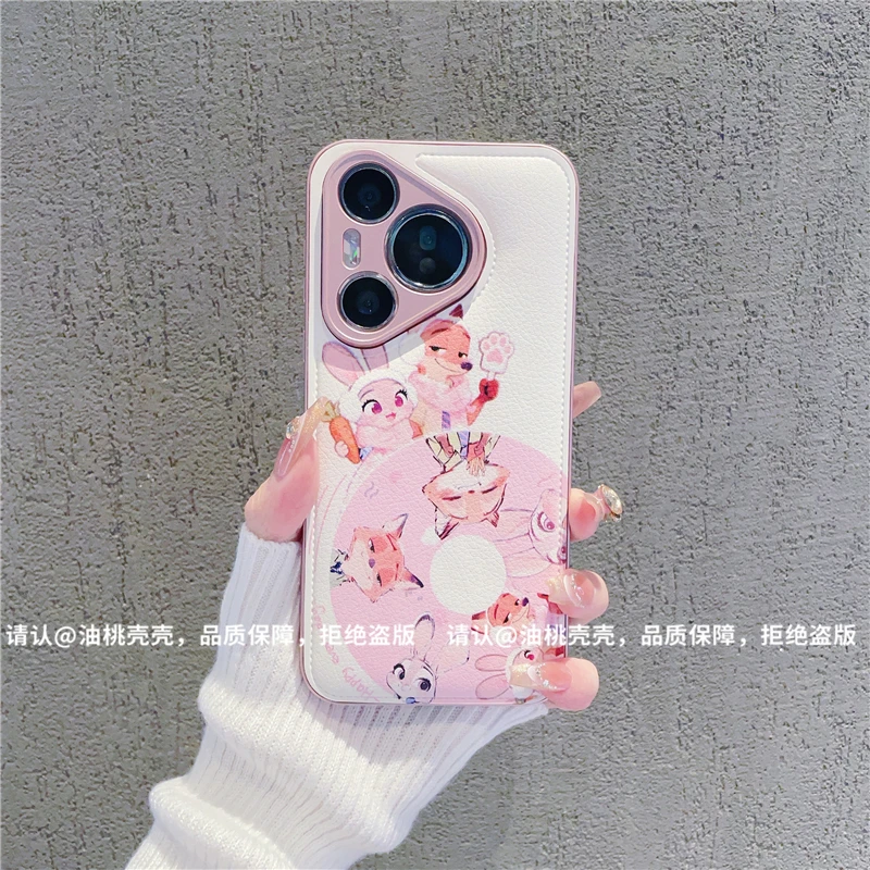 （华为Pura70系列）金属漆气垫壳适用华为Pura70/pura70Pro手机壳潮