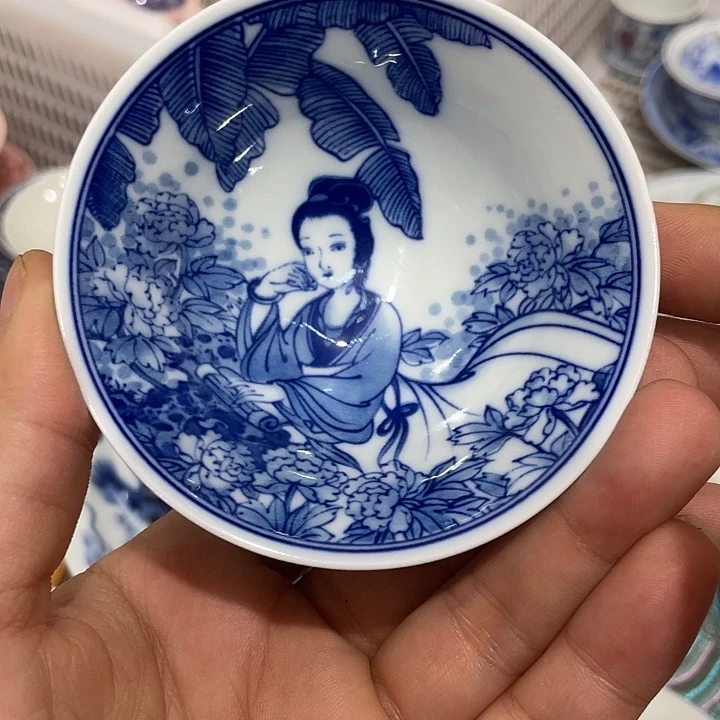 摆件陶景德镇陶瓷主人杯2344