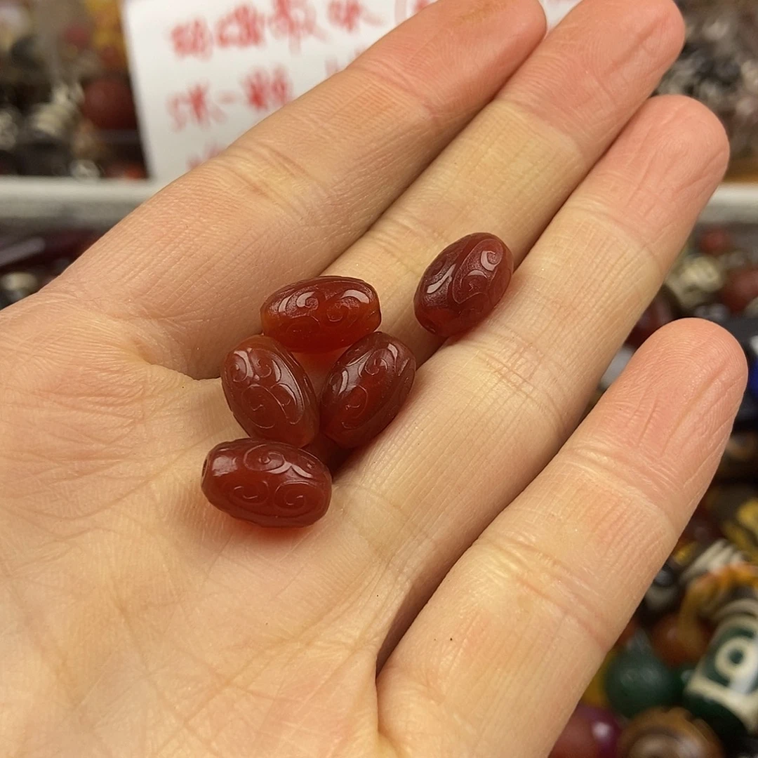 玛瑙/玉髓未镶嵌玛瑙配珠玛瑙散珠