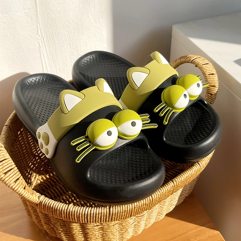 加菲猫可爱凉拖鞋防滑凉拖男士网红情侣夏季外穿居家厚底时尚软底