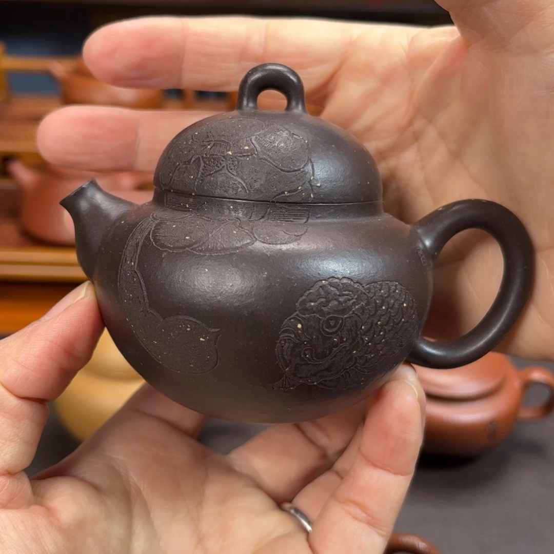 茶壶紫砂宜兴紫砂壶半手工制作