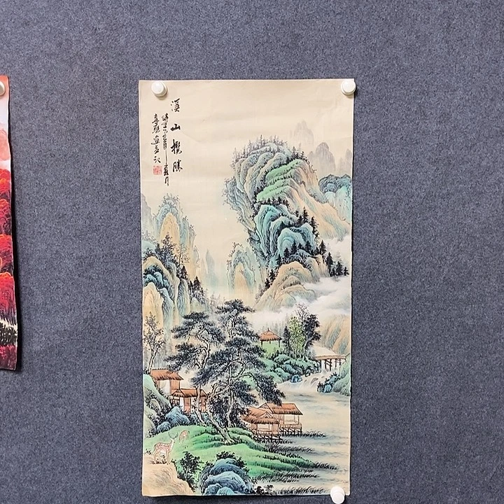 国画三尺仿古山水一幅