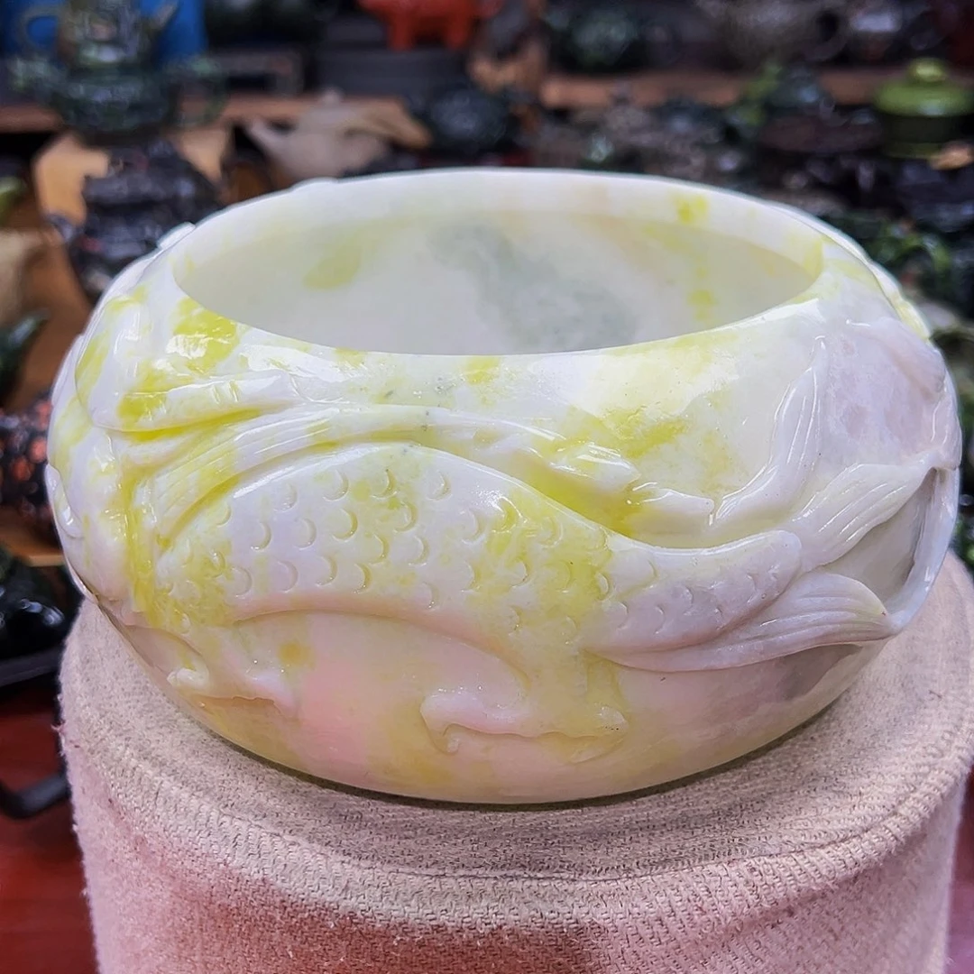 茶空间天然石料蓝田玉金**堂