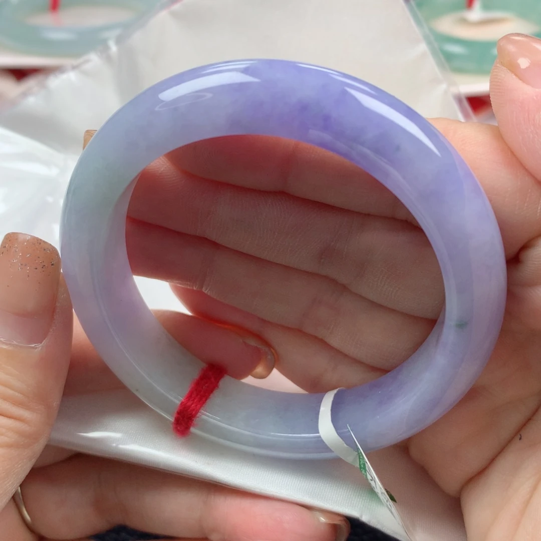 未镶嵌手镯翡翠缅甸天然翡翠56圈