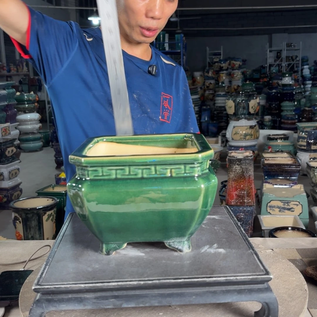 一风堂石湾花盆 内16*12