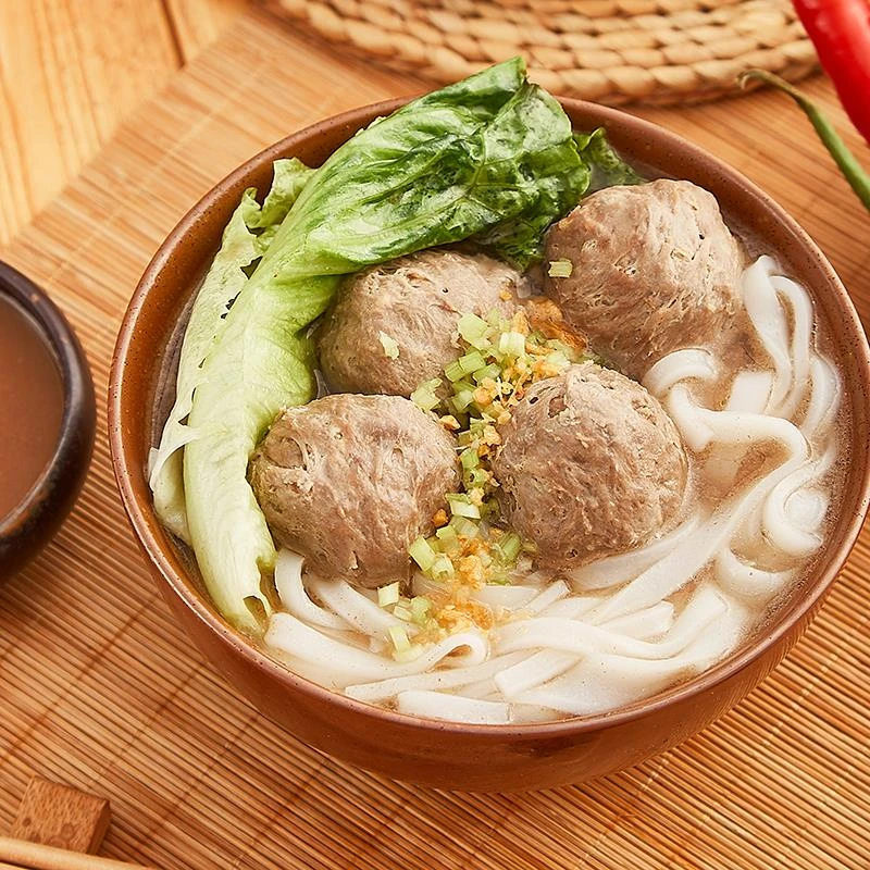 杏花吴记牛筋丸潮汕广东牛肉火锅食材汕头烧烤特产250gX2包