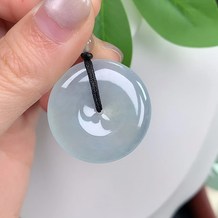 翡翠未镶嵌颈饰28.8-4.2mm